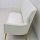After Gio Ponti Mid-Century Modern Italian Velvet Small Sofa, 1950s
