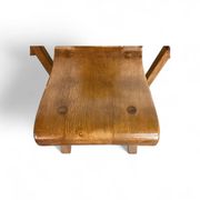 4 chaises de salle à manger brutalistes du milieu du siècle, Belgique / années 1970