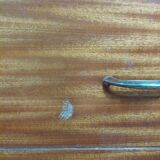 Vintage mahogany veneer chest of drawers