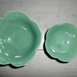 Set of 7 cabbage leaf ramekins