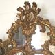 Gilded wooden rockery mirror XX century 140x83cm