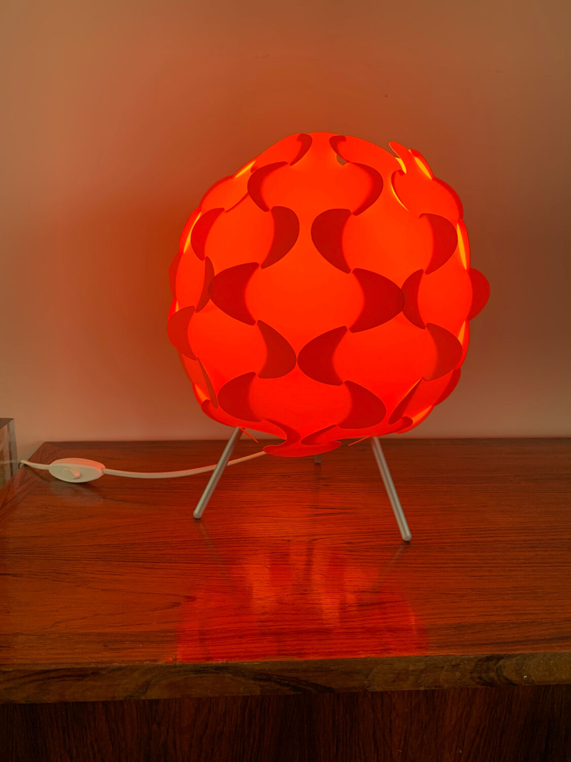 Lamp ikea fillsta orange - vintage
