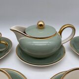 Service à thé et café Villeroy et Boch en porcelaine vert d’eau