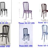 Chair Thonet N °391 XV of 1925 canned, walnut shade