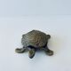 Brass turtle ashtray