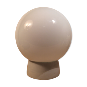 lampe globe céramique - opaline