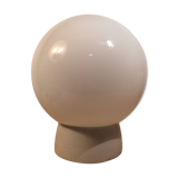 Globe lamp, ceramic and opaline, wall lamp or ceiling lamp