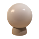 Globe lamp, ceramic and opaline, wall lamp or ceiling lamp