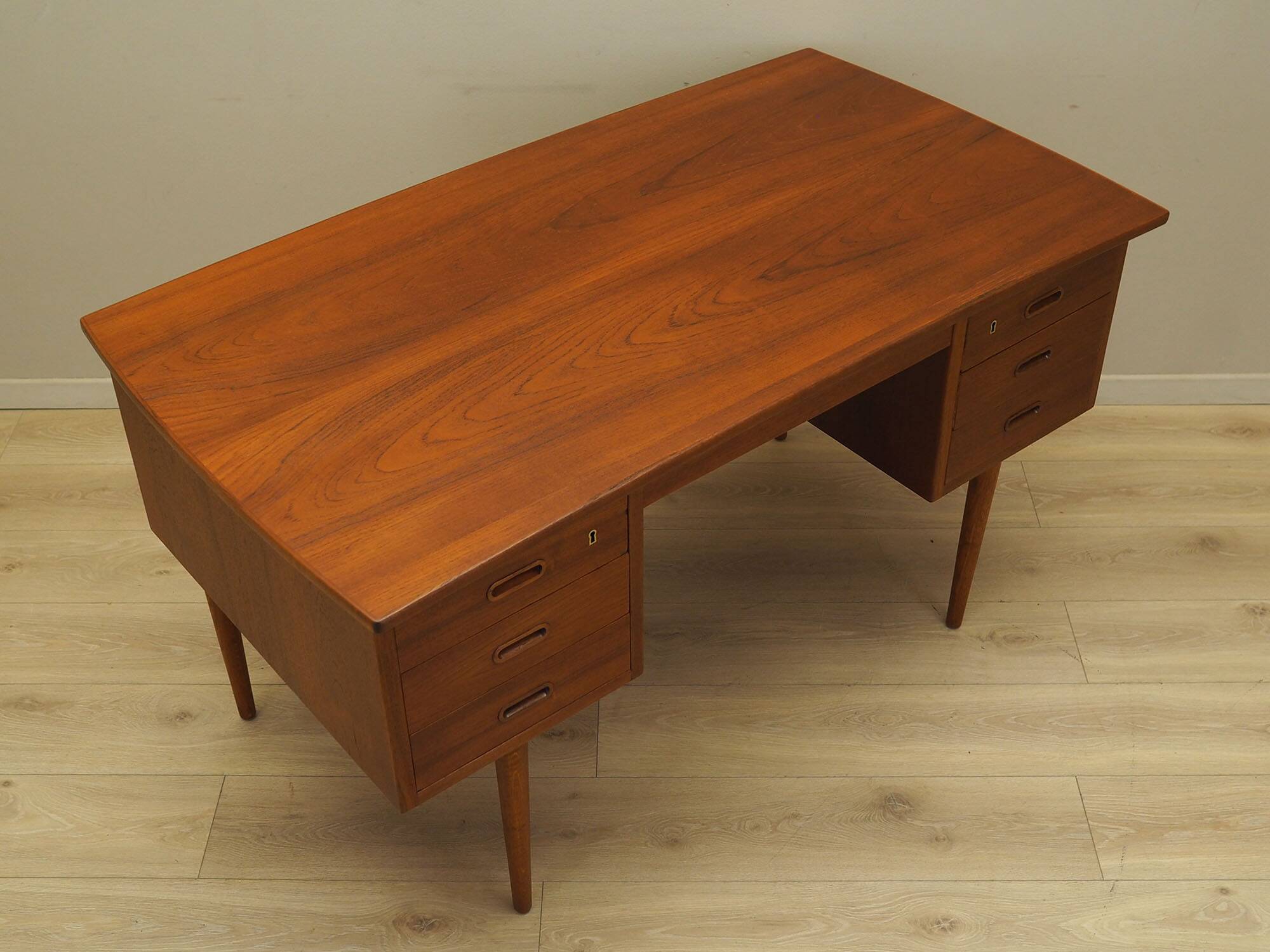 Teak desk, Danish design, 1960s, manufactured in Denmark