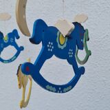 Vintage wooden mobile