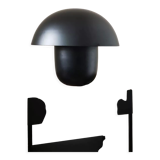 Lampe champignon métal noir