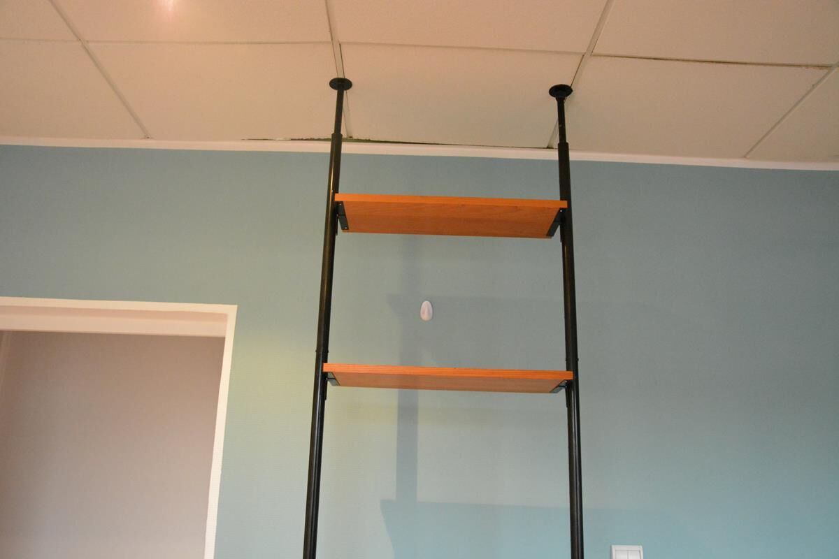 Scandinavian shelves without fixation dating from the 1960s