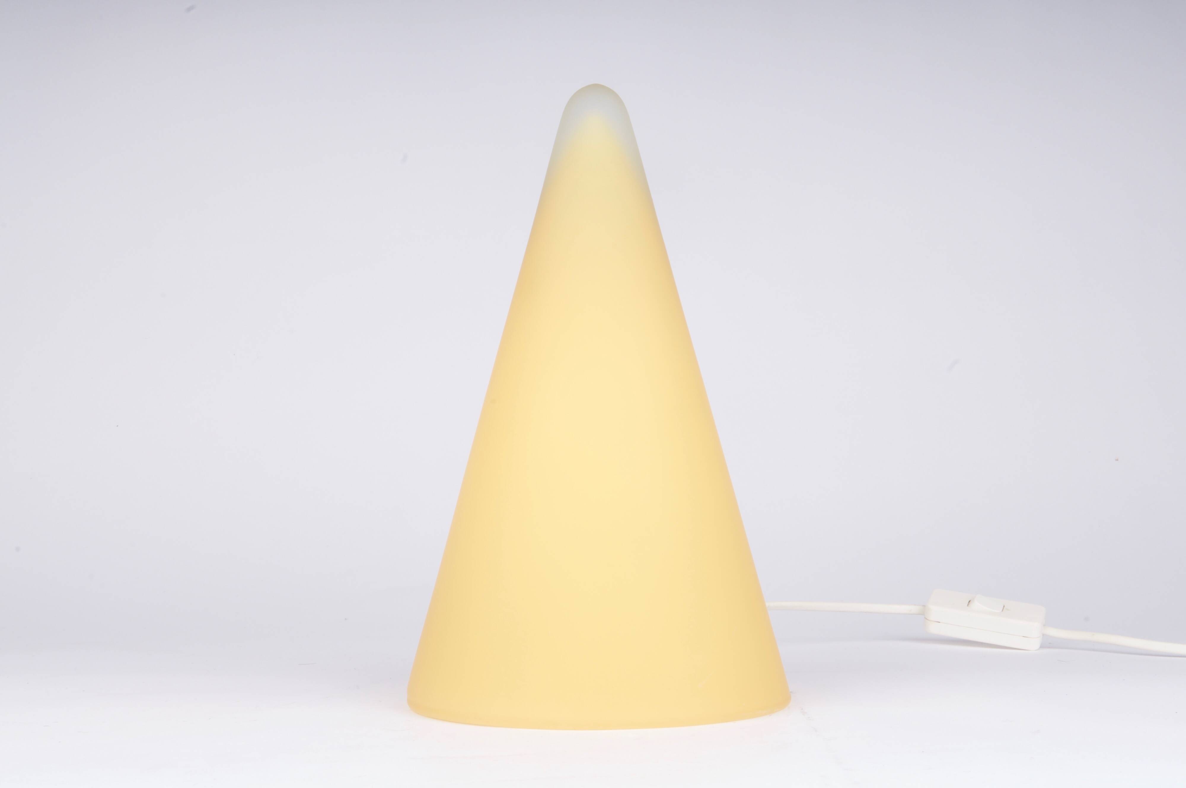 SCE Teepee Habitat lamp in orange frosted glass