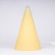 Lampe SCE Teepee Habitat en verre dépoli orange