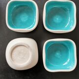 Set of 4 empty cups pocket keramos