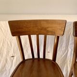 set of 6 bentwood bistro chairs from the 1950s