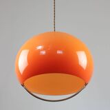 Space Age Orange Jolly Pendant Lamp from Guzzini, 1960s
