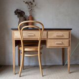 light wood Scandinavian antique desk