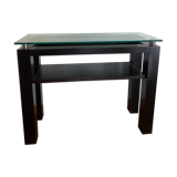 Wooden and glass console