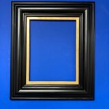 Black frame and vintage gold