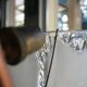 Hanging Deco brass glass Icicle Ezan