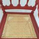 Fauteuil chinois rouge