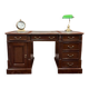 Bureau anglais classique avec incrustations vertes