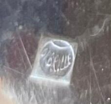 Silver metal cutlery set