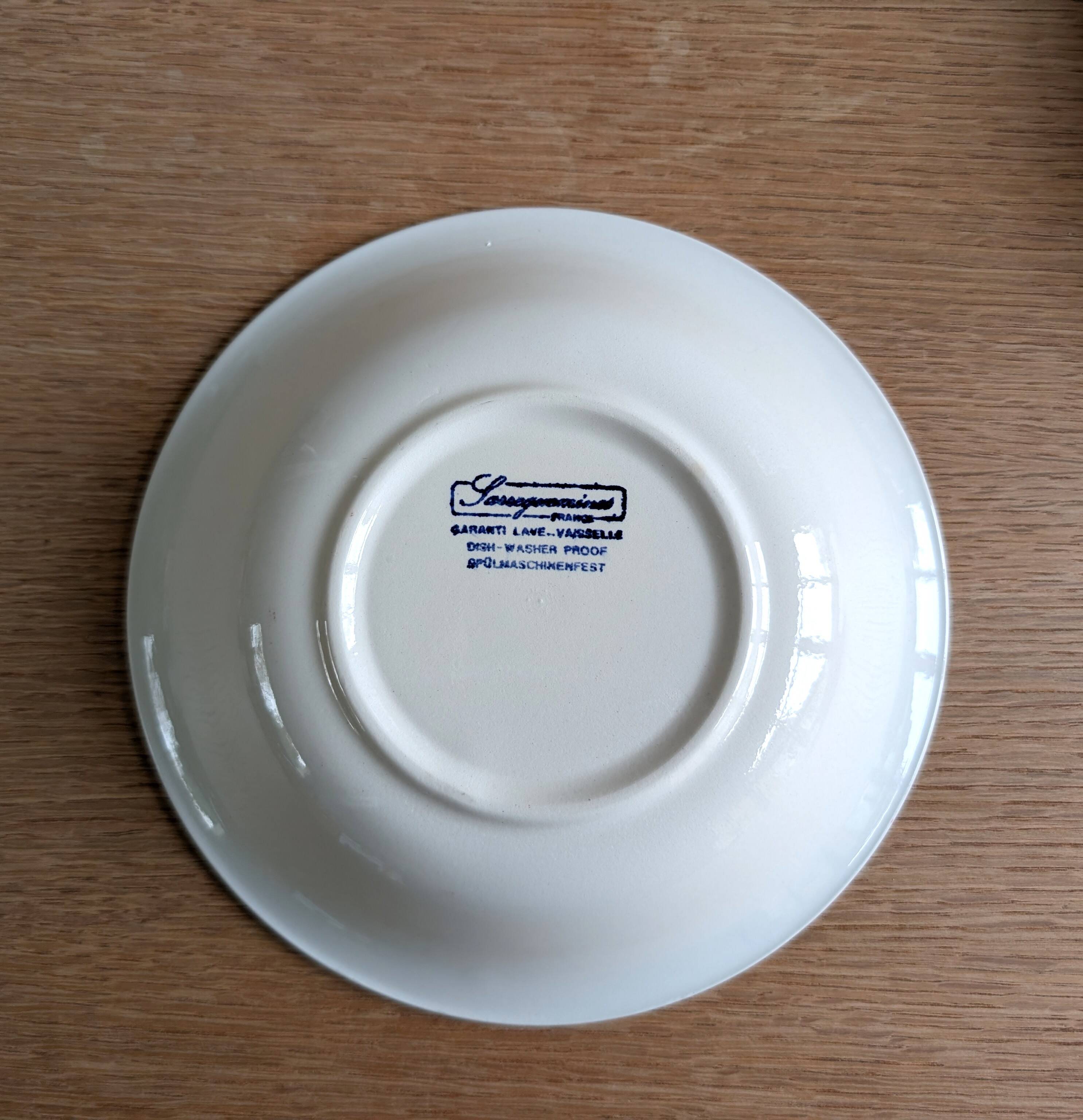 4 deep plates Sarreguemines