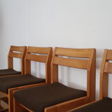 4 chairs sleigh Maison Regain