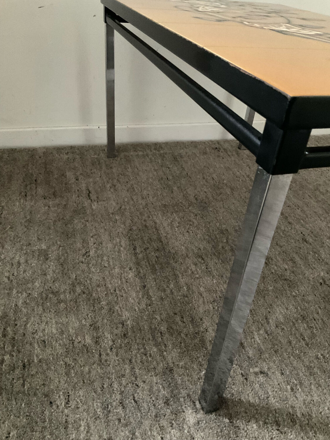 Vintage ceramic coffee table from the 1970s