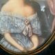 Miniature portrait of a young woman XX century