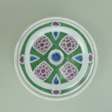 1920s majolika karlsruhe vessel with lid art déco pottery model 1966