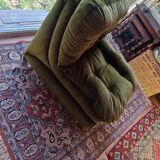 Fauteuil velours des années 60/70 en parfait état