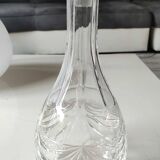 Lorraine crystal design carafe/gérard model. empire style decor. height 28 cm