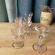 Set of 8 stemmed glasses - bistro glasses