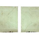 Set of two La Ferté-Gaucher tiles