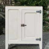 Old bistro icebox in solid oak - Small sideboard