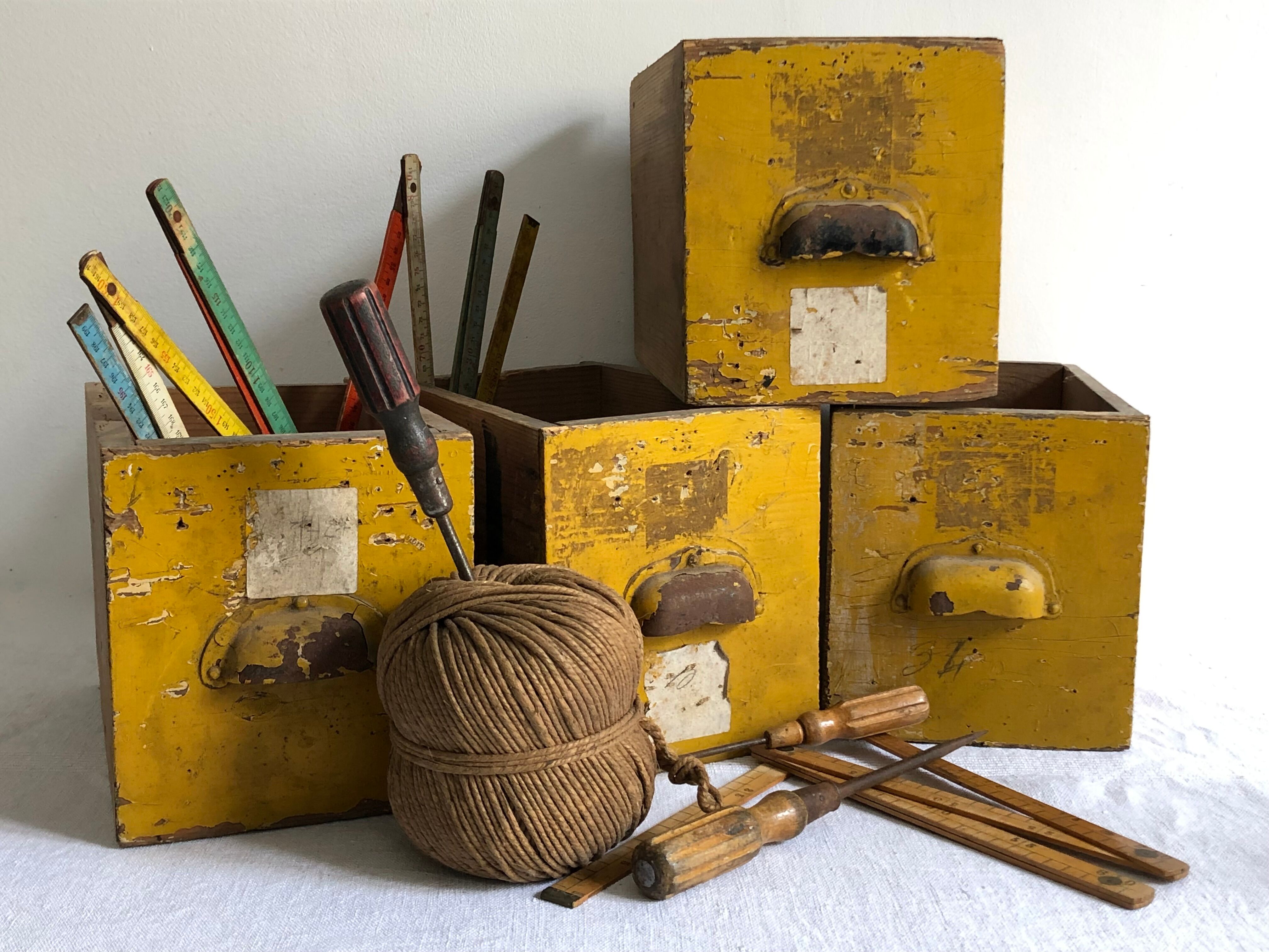 Pair of workshop drawers