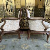 Pair of English armchairs