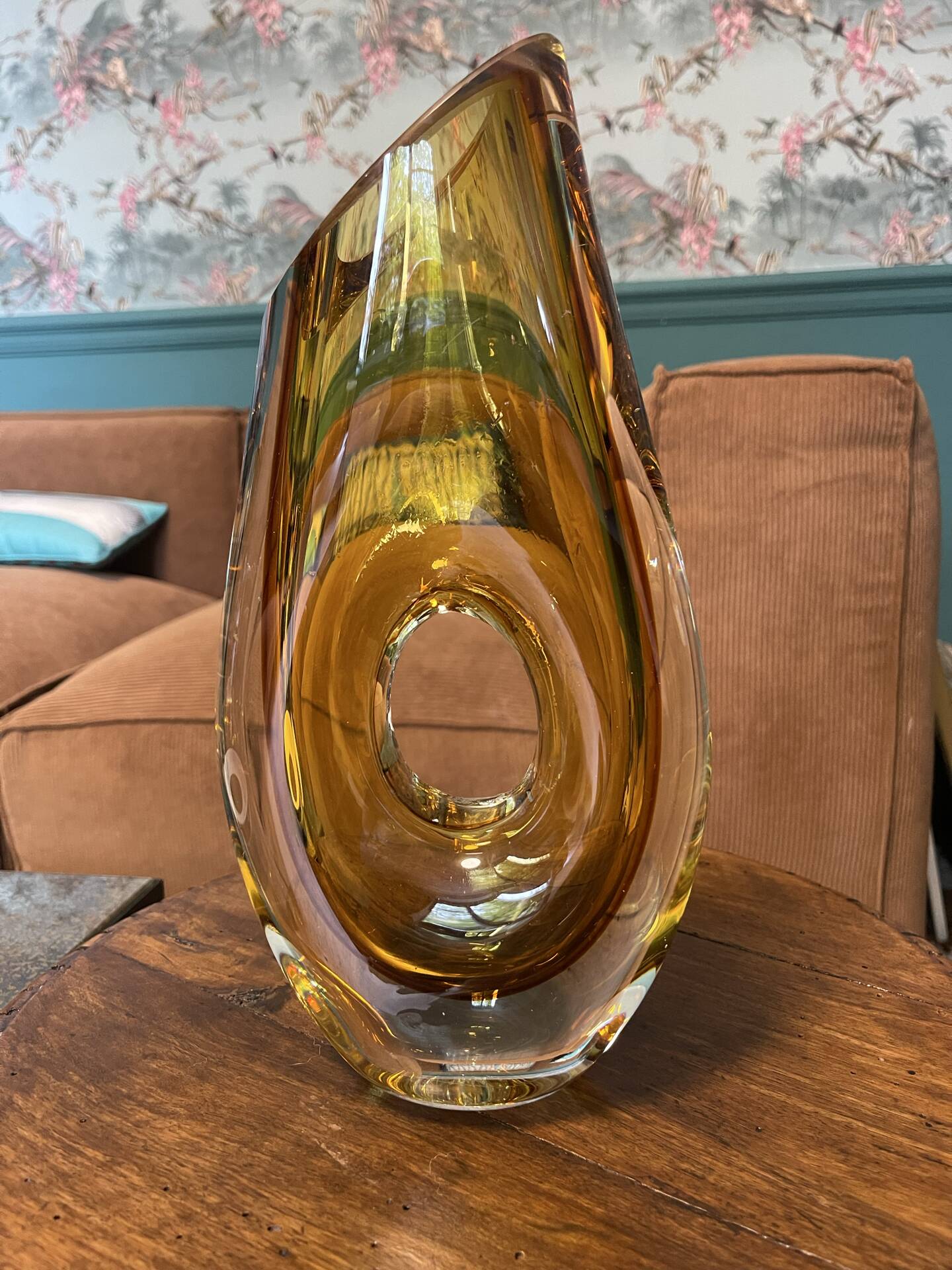 Sommerso vase from Murano
