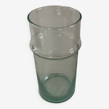 Moroccan blown glass vase