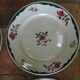 4 plates in faience of Badonviller F.B, floral motif, 20s