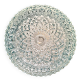 Petite applique 1/2 sphérique murale ou plafonnier minimaliste des années 70/80 luminaire ancien