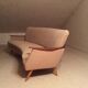 Set arc + 2 chairs 50s 60s Danish sofa good condition
