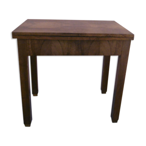 table de jeu en acajou