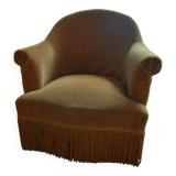 Fauteuils crapaud ocre
