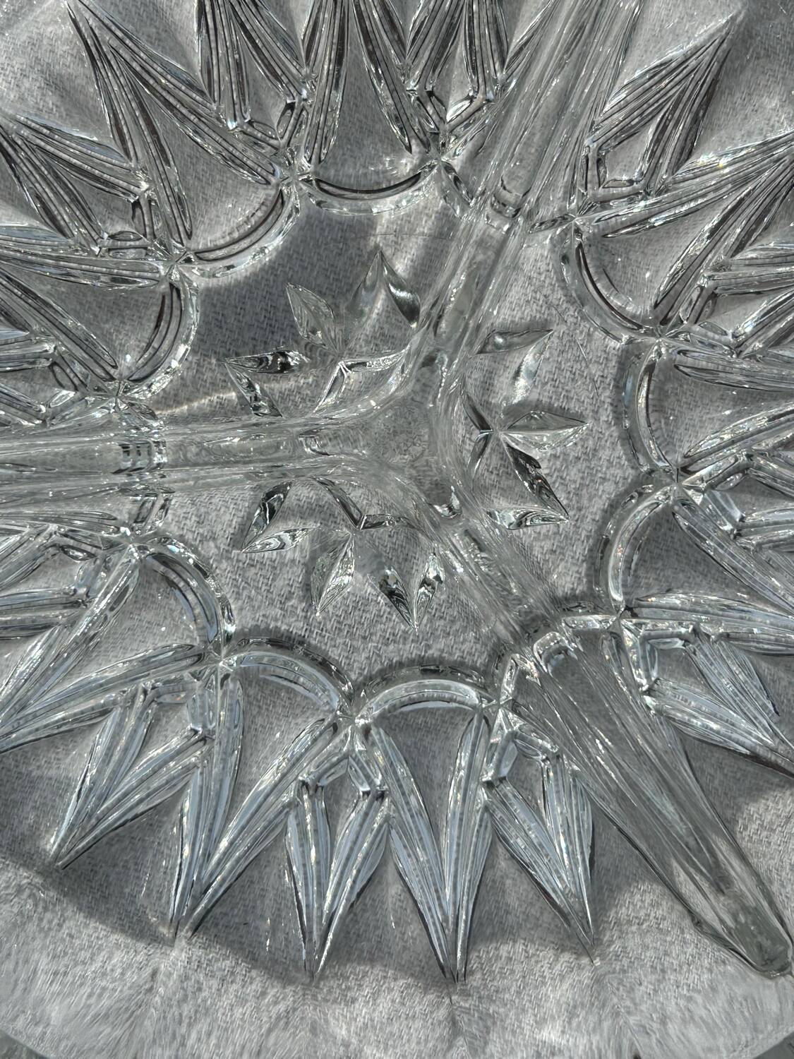 Glass serving dish - Made in France - Mid 20th century