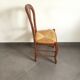 Series of 4 cherry wood chairs