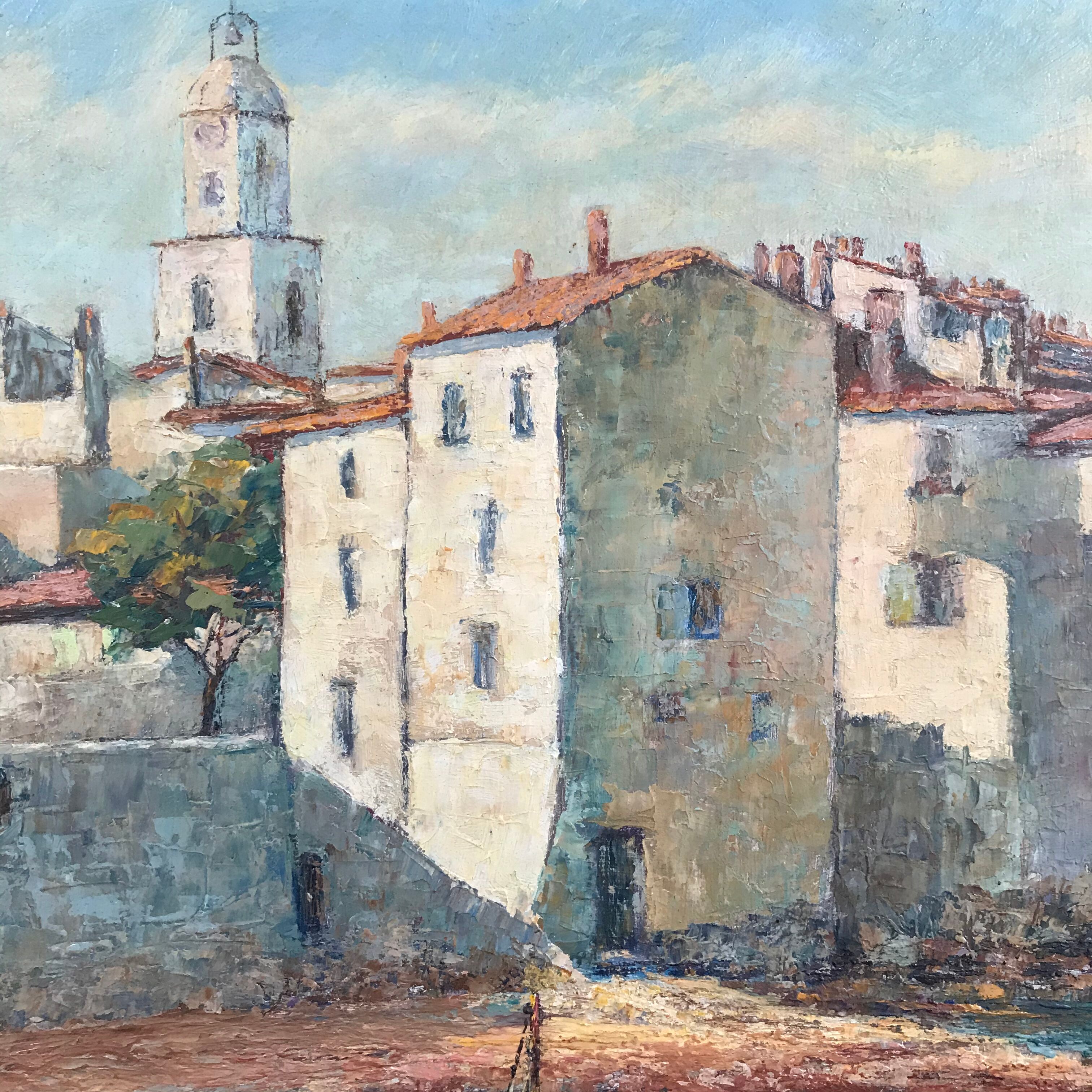 Southern Fishing Port Painting